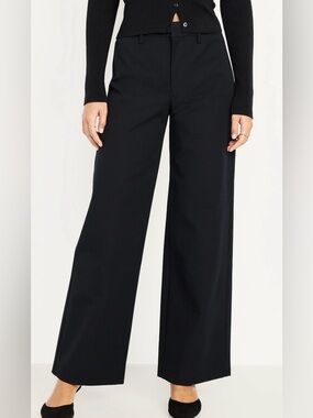 Old Navy Women's Black Wide-Leg Pants